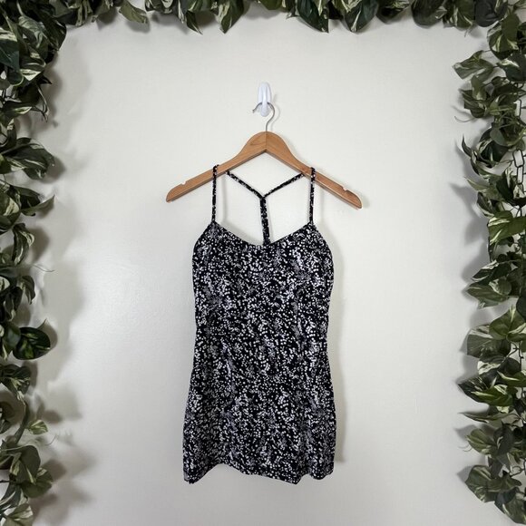 Lululemon Athletic Power Pose Racerback Tank Top Chirasu Black Women’s Size 6 - Picture 1 of 6